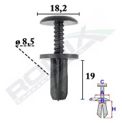 ROMIX C70625 Clip, list