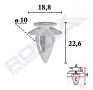 ROMIX C70584 Clip, list