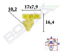 ROMIX C70589 Clip, list