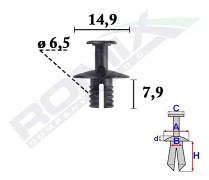 ROMIX C70582 Clip, list