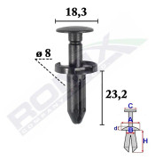 ROMIX C70562 Clip, list