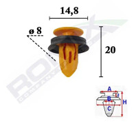 ROMIX C70618 Clip, list