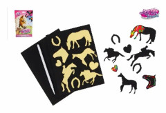 Pocket Money Horse Rainbow Scratch Stickers