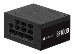 Corsair SF Series SF1000 (2024) Strömförsörjning - 1000 Watt - 92 mm - ATX 3.1 - 80 Plus Platinum certificate