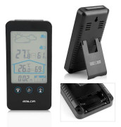 BALDR LCD Digital Termometer Klocka Väderprognos Månfas med Temperatursensor
