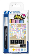 Staedtler Acrylic marker Lumocolor 6pc pastel