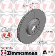 ZIMMERMANN 150.2963.20 Bromsskiva
