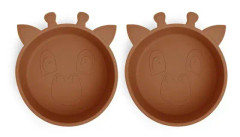 Nuuroo Alex deep plate 2-pack - Caramel Café