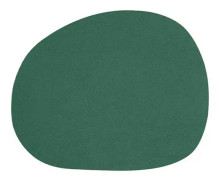 RAW - placemat leather - 1 pc - Green