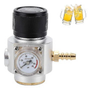CO2-regulatorset för hemmbryggning, 0-90 PSI, Mini, T21 * 4, Soda-tryckmätare, Trådar, Aluminiumladdare