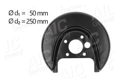 Bromssköld, Bakaxel höger - audi, seat, skoda, vw - OE 1J0 615 612D