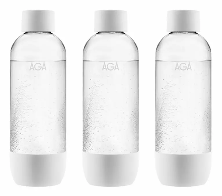 3-pack AGA AQVIA PET-flaska, 1L (Vit)