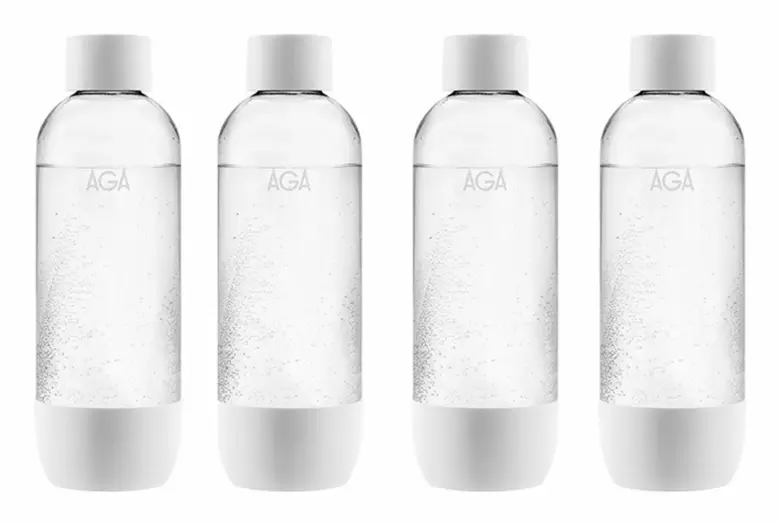 4-pack AGA AQVIA PET-flaska, 1L (Vit)