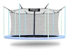 Innerskyddsnät Neosport 465cm 15ft 10 stolpar