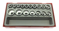 Teng TT1217 1/2" 17 Piece Socket Set