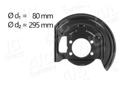Bromssköld, framaxel vänster - nissan - OE 41161-JD01A, 41161-JG00A, 41161-JU00A