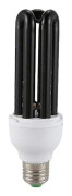 2x E27 40W UV Ultraviolett Fluorescerande Svartljus CFL Glödlampa 220V 3U Form: Rak Effekt-YKY416