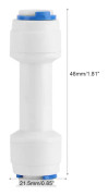 5 st 1/4\" Snabbkoppling Backventil för Rent Vatten Omvänd Osmos System (蓝)