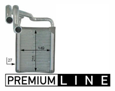 MAHLE ORIGINAL AH 203 000P Värmepaket