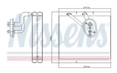 Förångare, klimatanläggning, Fram, polestar,volvo, 31404453, 31497374