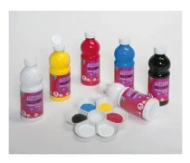 Set med 8 500 ml akrylflaskor