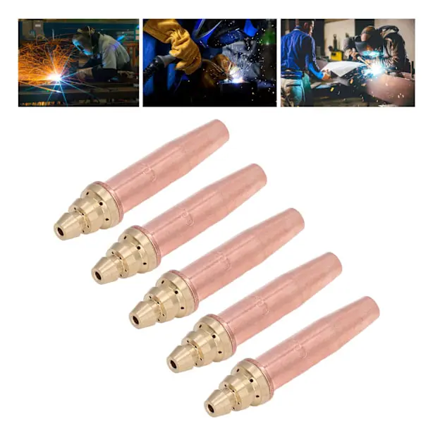 5 st. Skärspetsar Split Isobarisk Propan Gassvetsmunstycken Maskinbrännare Förbrukningsvaror G03-5#
