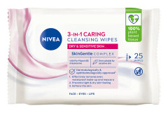 Nivea Essentials 3-In-1 Gentle Cleansing Wipes 25 st