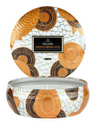 Voluspa 3-Wick Decorative Tin Candle Spiced Pumpkin Latte 340g