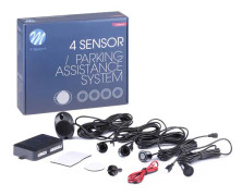 M-Tech Parkeringssensorer CP17B (bak), 4 st, sort, 18 mm [H]