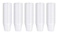 100 st Återanvändbara Plastshotsglas 30 ml Snapsglas för Fest Clear Shot-glas Starka Hållbara Glas för Banketter Fest