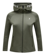 Peak Performance W Rider Zip Hood Pine Needle/Pine Needle
