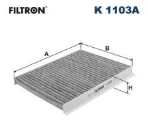 Kupefilter Filtron K 1103A - fiat bravo ii, bravo van, stilo, stilo multi wagon, stilo van, lancia delta iii - OE 46723435