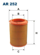 Luftfilter - dacia 1210, 1300, 1300 kombi, 1310 kombi, 1310 sedan, 1325, 1410 kombi, 1410 sedan - OE 0224785, 08 60 038 900, 095-008-0147