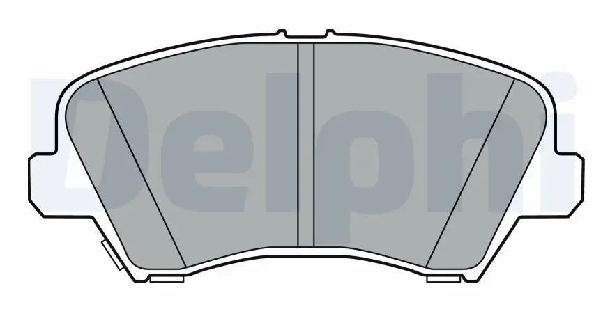 DELPHI LP3361 Bromsbelägg