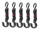 5 st Nylon 5 st Rems S-krok Markisfästen Förvaringskrokar Rackkrok Camping 1 Set