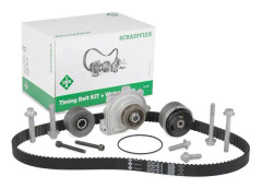 Kamremskit med vattenpump - alfa romeo, chevrolet, fiat, opel, saab, vauxhall - OE 13 34 142, 1334142, 24405895