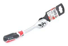 Yato Klucz grzechotka 1/4 wygity YT-0730, Hylsnyckel, 1 styck, Silver, Krom, Stål, Handtag till hylsnyckel, 1 styck