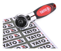 YATO RATCHET MED SVÄNGBART HUVUD 1/4" 2IN1