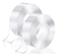 2Pack 3M Dubbelhäftande Transparent NanoTejp