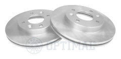 Bromsskiva, Framaxel - nissan, renault - OE 4020600QAJ, 7700756572, 7701204286