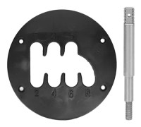 Växelplatta Mod Proffs Kort Växel Mid Plate Mod med 95mm Spak för Thrustmaster TH8A Växeltillbehör