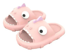 Söta Cartoon Haj Sandaler, Småbarn med Glid, Barn Sommar Sl