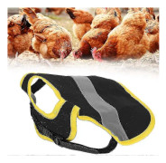 3-pack Hönor Reflekterande Väst Justerbar Kycklingsele Promenad Kyckling Sadel Kyckling Förkläden För Hönor Fjäder Skydd Hållare För Anka Hönor Gås Kyckling black