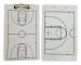 Coach Board Torktavla för Tränare Dubbelsidig Design Strategi Tavla Vittavla för Basket