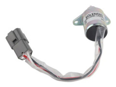 Bränsleavstängningsmagnet 11923377931 12V Järnhölje Ersättning för Komatsu PC40 PC45