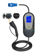 Bärbar laddare för elbilar, 7KW/11KW effekt, Typ2 IEC62196-2 kontakt,7KW 5m Kabel, TYP2