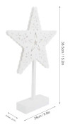 Innovativ femuddig stjärnformad LED-julnattlampa Dekoration Ornament