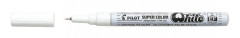Märkpenna PILOT Super Color EF vit, 12fp