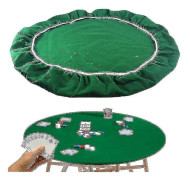 (Labor Day Special!) Poker- och bridgebordsduk med elastiskt tyg för bord 36-48 tum speltillbehör
