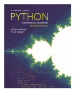 A Student's Guide to Python for Physical Modeling (häftad, eng)